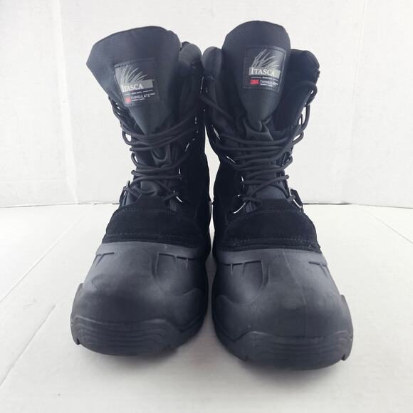 Itasca Men's Cedar II Boots Black Size 12 6542845 - Picture 2 of 9